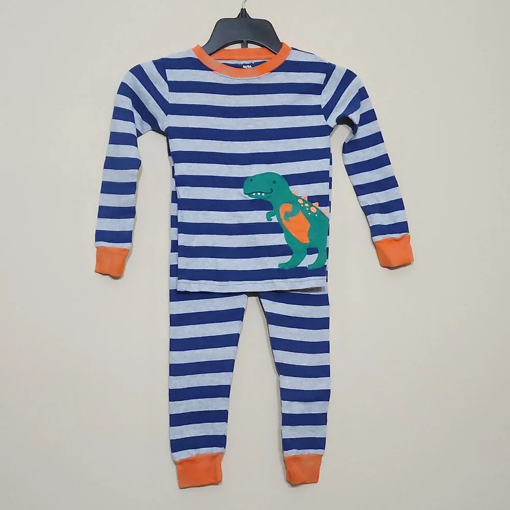 Carters Toddler Boys Dinosaur Snug Fit Cotton Pajamas Size 4T